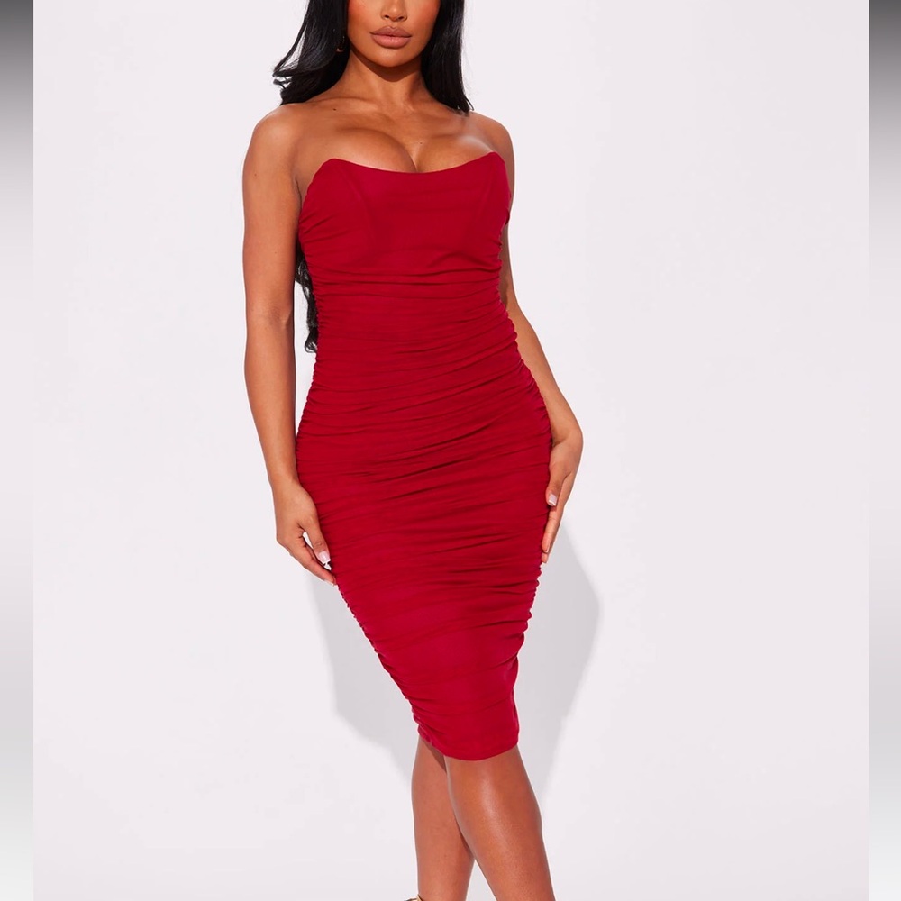 Red dress